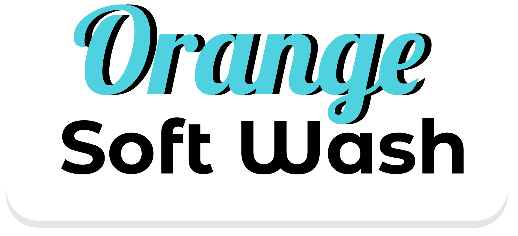 Orange Soft Wash Logo